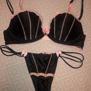 Victoria's Secret Balconette Bra with Panties